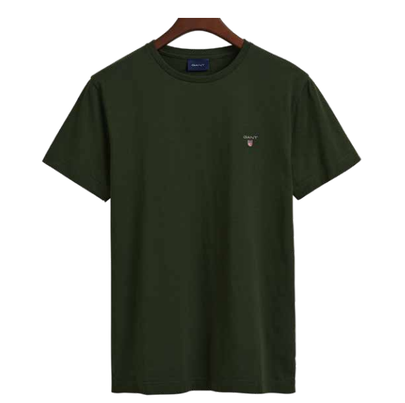 Gant 336462 Mens Original Ss T-Shirt Olive
