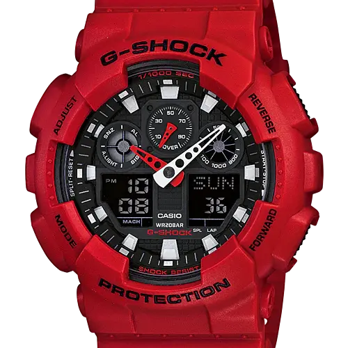 Casio Mens G-Shock Watch In Red