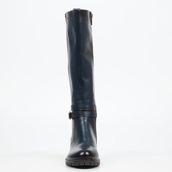 Miss Black Ladies Gale 1 Boots In Navy