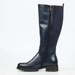 Miss Black Ladies Gale 1 Boots In Navy