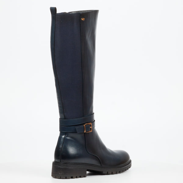 Miss Black Ladies Gale 1 Boots In Navy