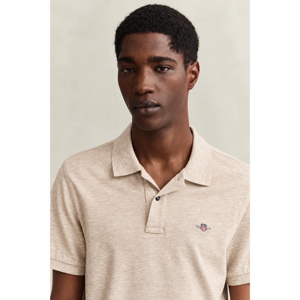 Gant Mens Reg Shield Golfer In Khaki