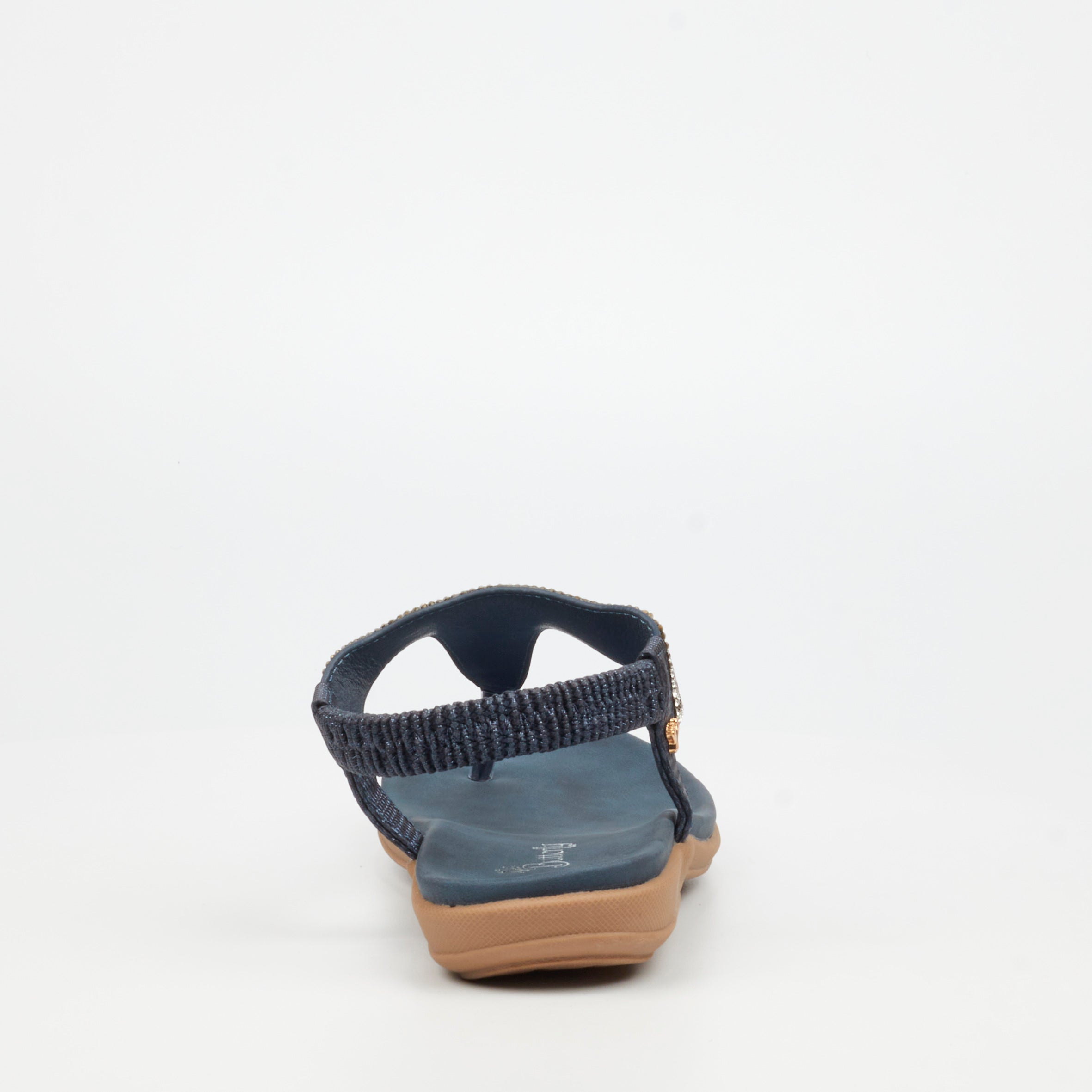 Butterfly Feet Ladies Geri 3 Navy Sandals