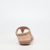 Butterfly Feet Ladies Geri 3 Rose Gold Sandals
