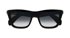 Gucci 53 Unisex Sunglasses In Black