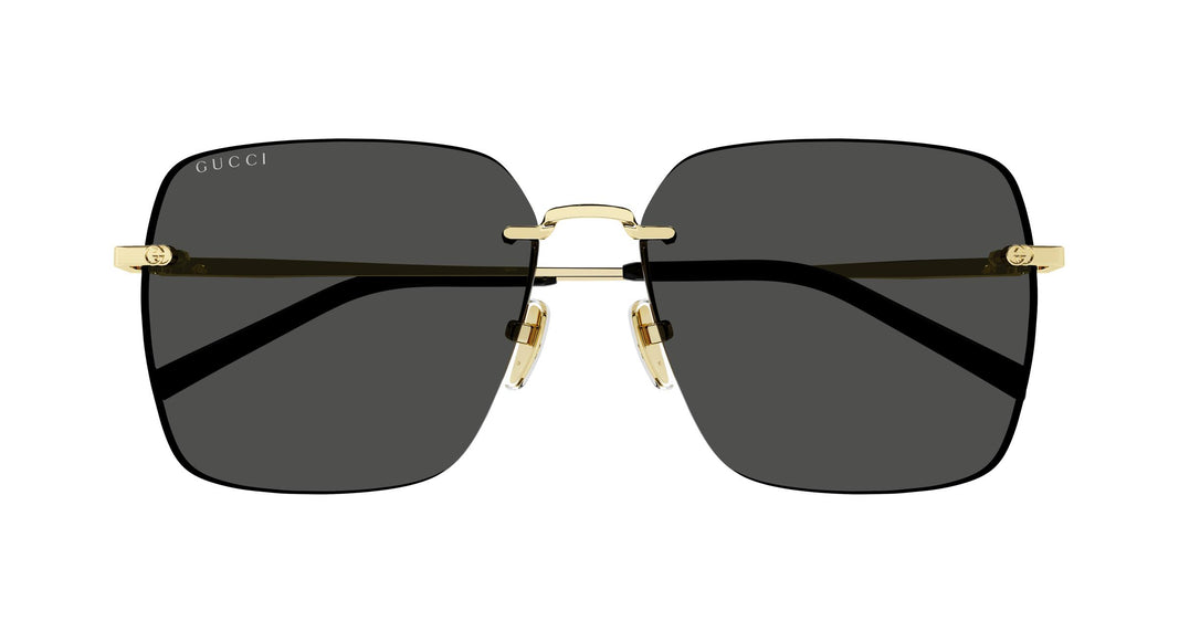 Gucci Womens Gold Metal Sunglasses