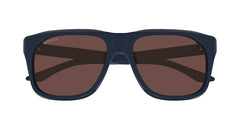 Gucci Mens Squared Framed Sunglasses In Blue