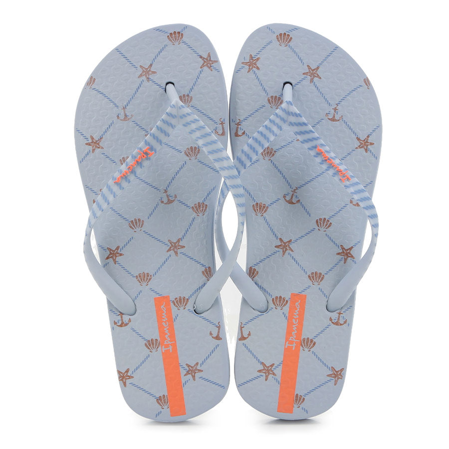 Ipanema Ladies Blue Bronze Sandals