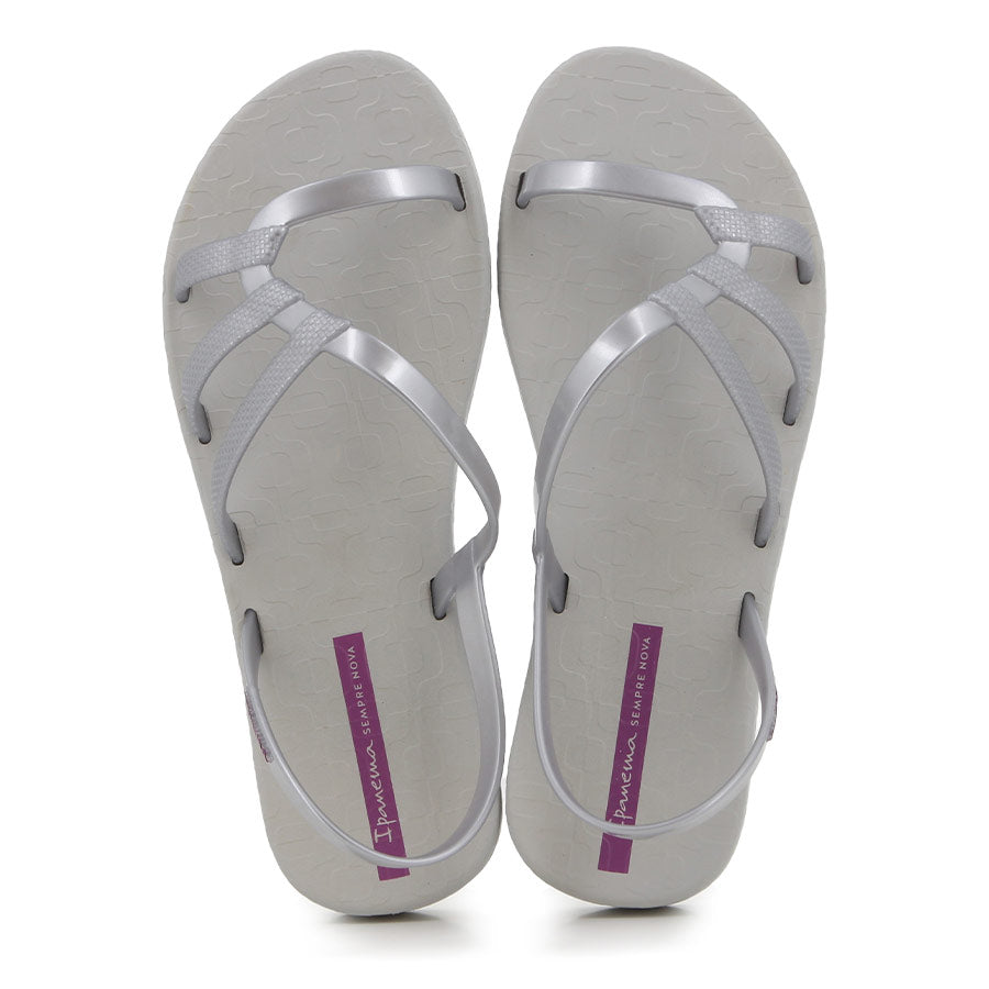 Ipanema Ladies Diversa Sandals Grey Silver
