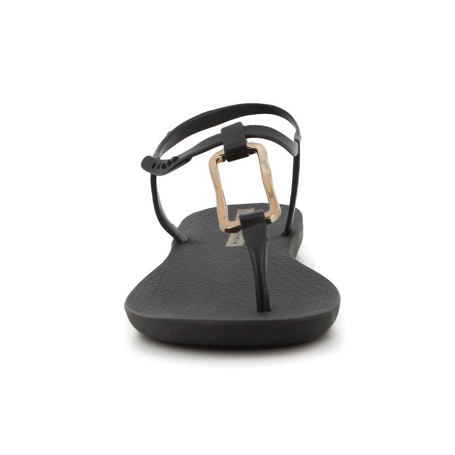 Ipanema Ladies Class Modern Ii Sandals Black And Gold