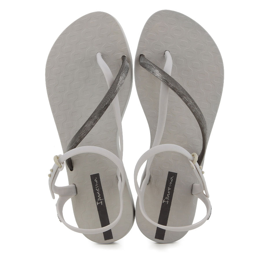 Ipanema Womens Elegant Sandals Grey & Silver