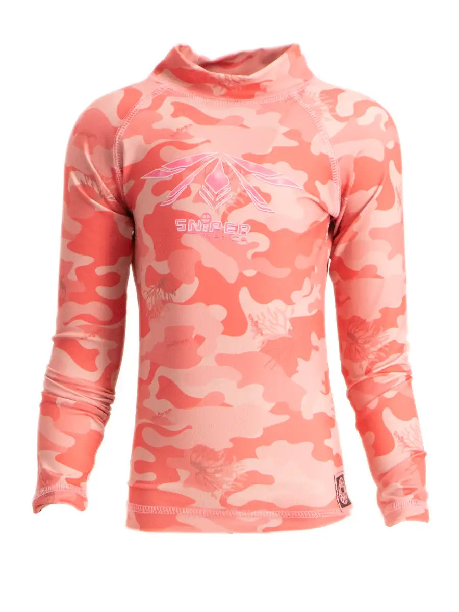 Sniper Cpgrv Girls L/S Rash Vest