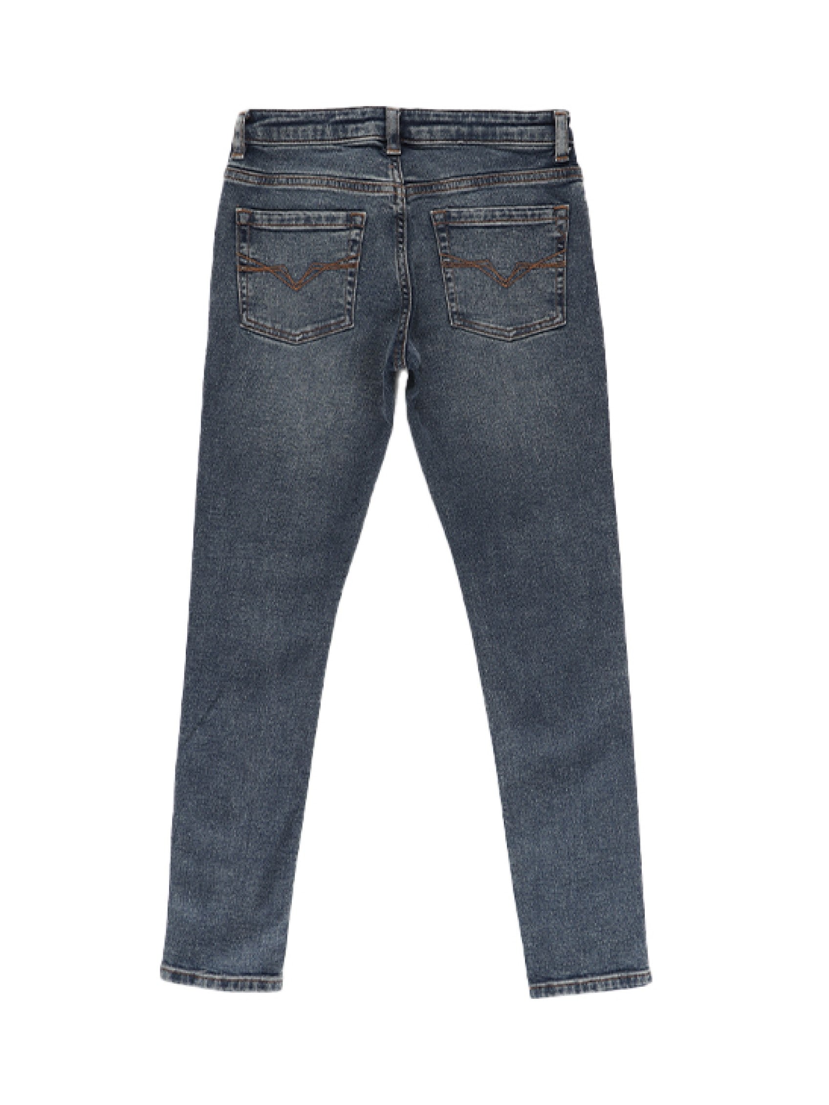 Guess Kids Skinny With Rip And Repair Medium Wash