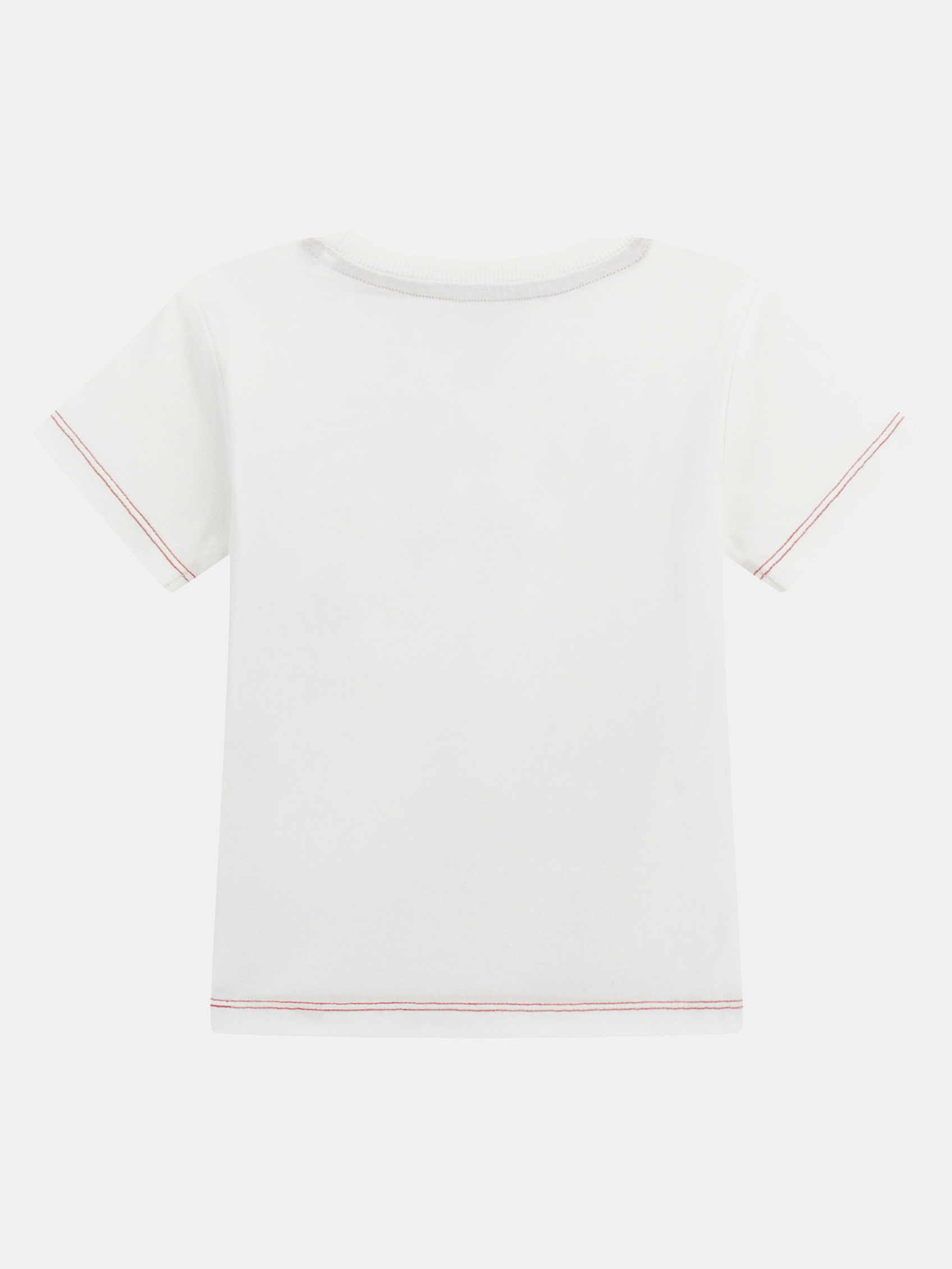 Guess Boys Printed Logo T-Shirt In White