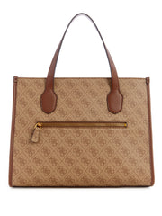 Guess Sb865422 Ahb Izzy 2 Compartment Tote  Brown