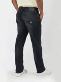 Guess Mens Delta Slim Straight Jeans In Dark Wash