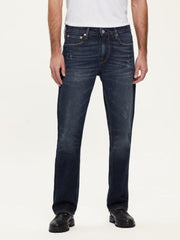 Guess Avalanche Mens Slim Bootlag Jeans In Medium Wash