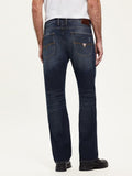 Guess Avalanche Mens Slim Bootlag Jeans In Medium Wash