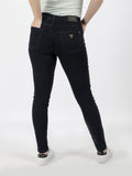 Guess Womens Eve Sexy Curve Denim Jeans In  Blue Black