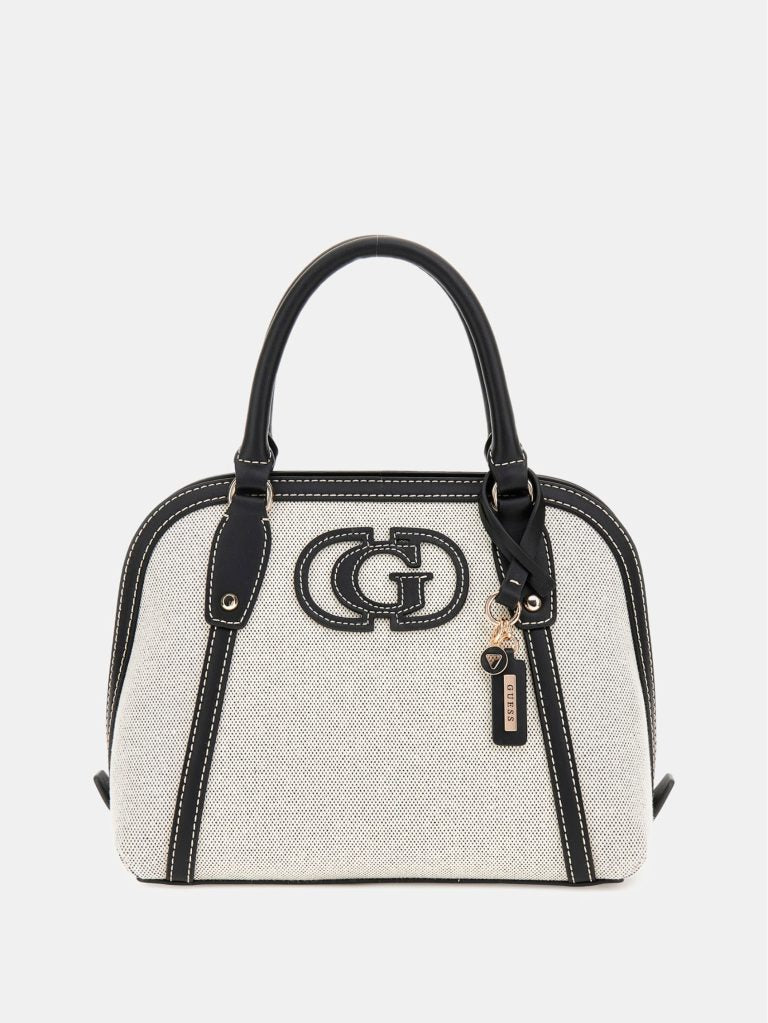 Guess Ahb Sebina Nett Brown Satchel