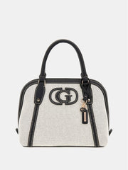 Guess Ahb Sebina Nett Brown Satchel