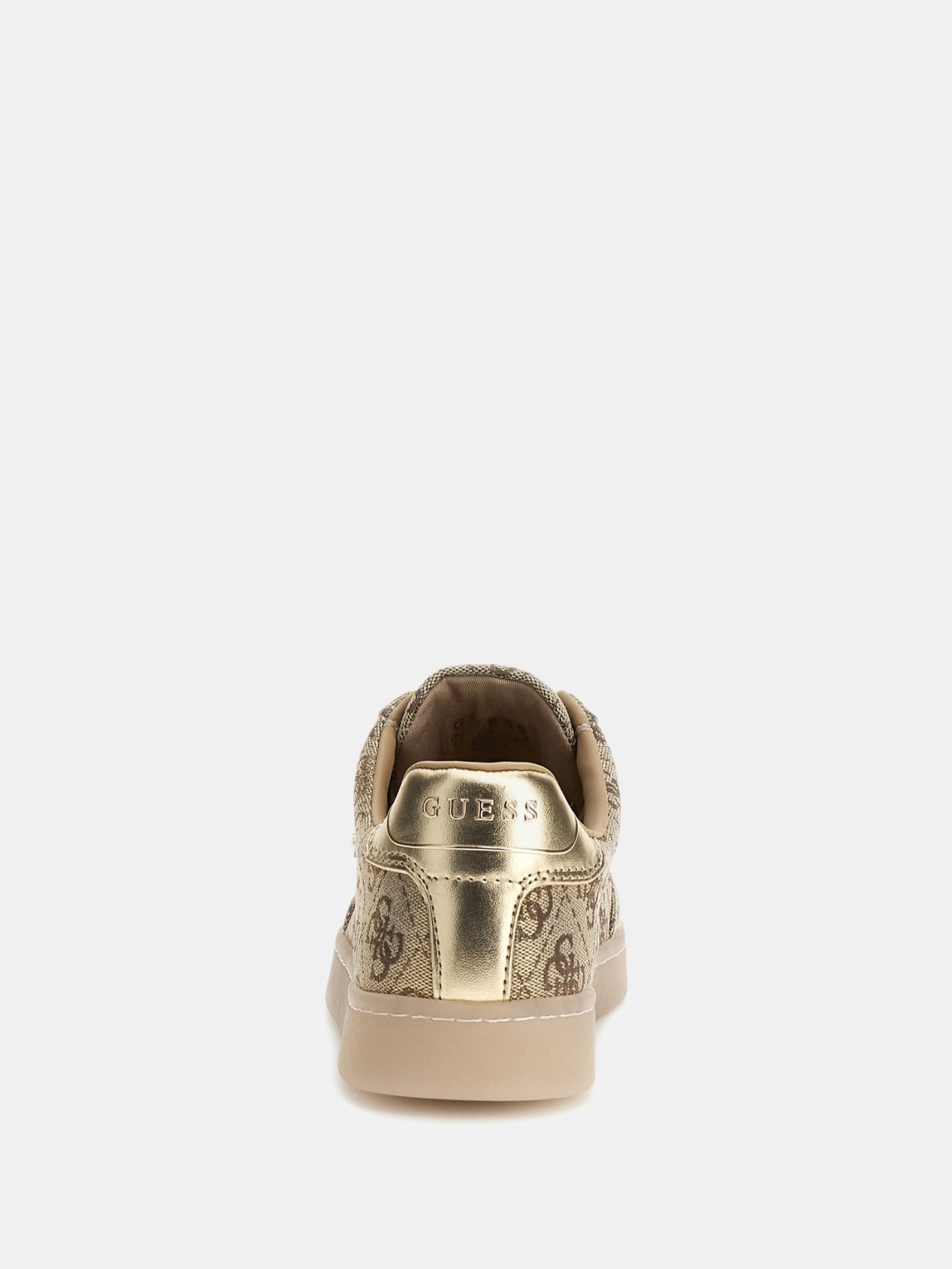 Guess Womens Jazlie 2 Sneakers in Gold Brown Cream