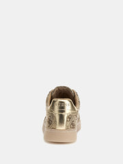 Guess Womens Jazlie 2 Sneakers in Gold Brown Cream