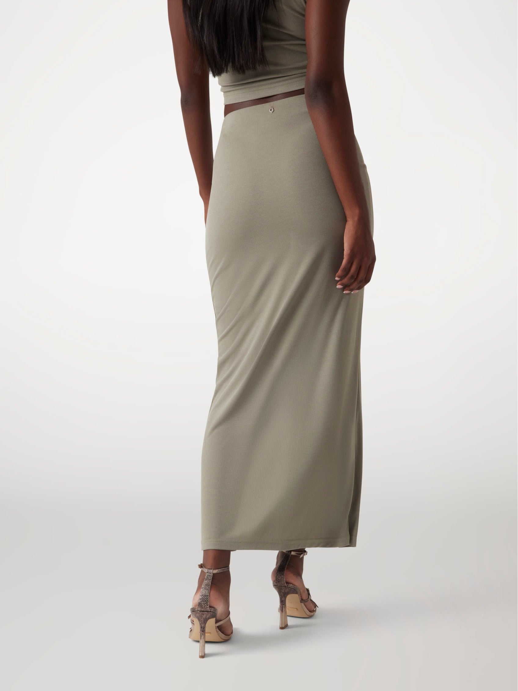 Guess Womens Aimee Skirt In Dark Green
