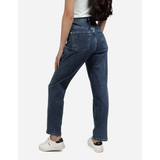Guess Womens Joan Mom Jean In Medium Wash