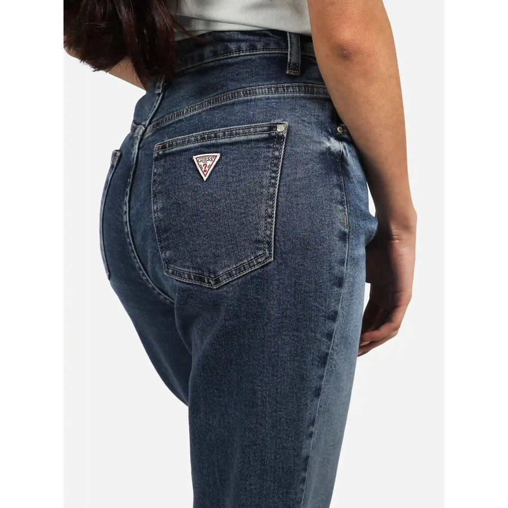 Guess Womens Joan Mom Jean In Medium Wash