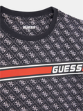 Guess Boys 7B T-Shirt In Black & Red