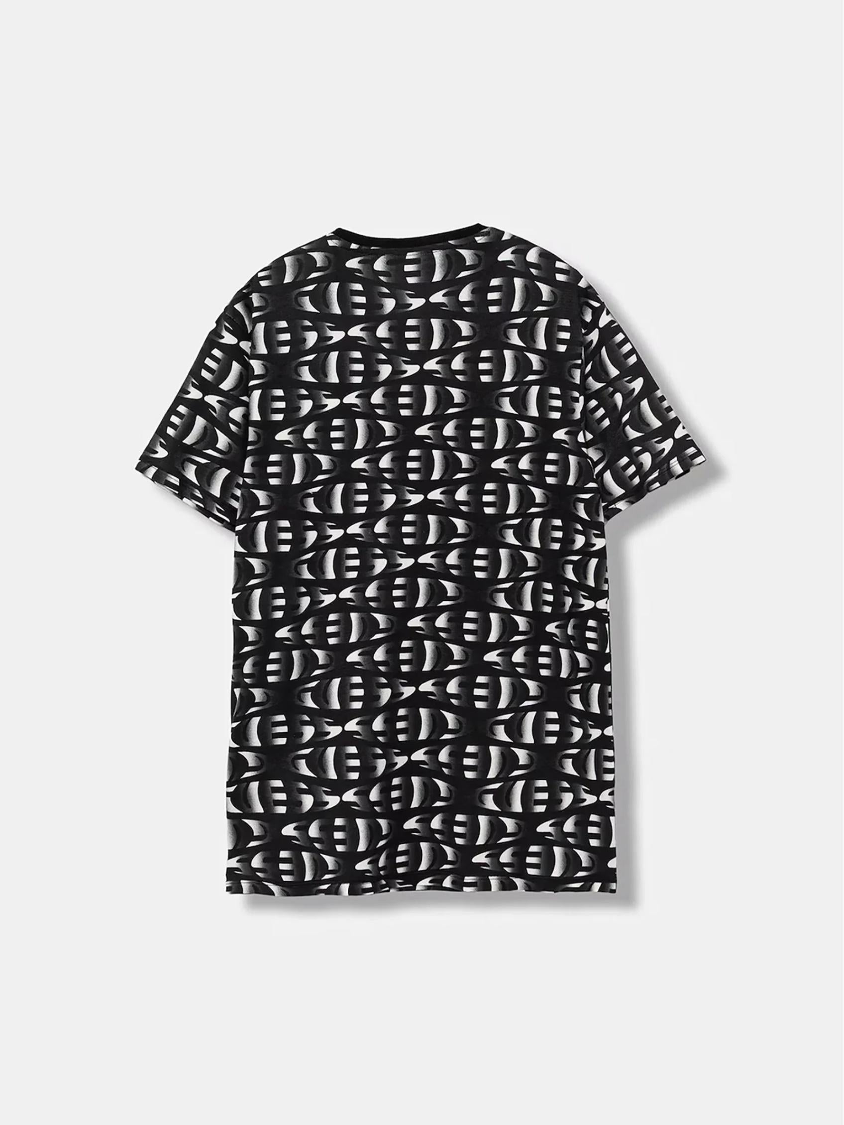 Guess Boys Round Neck T-Shirt In Black