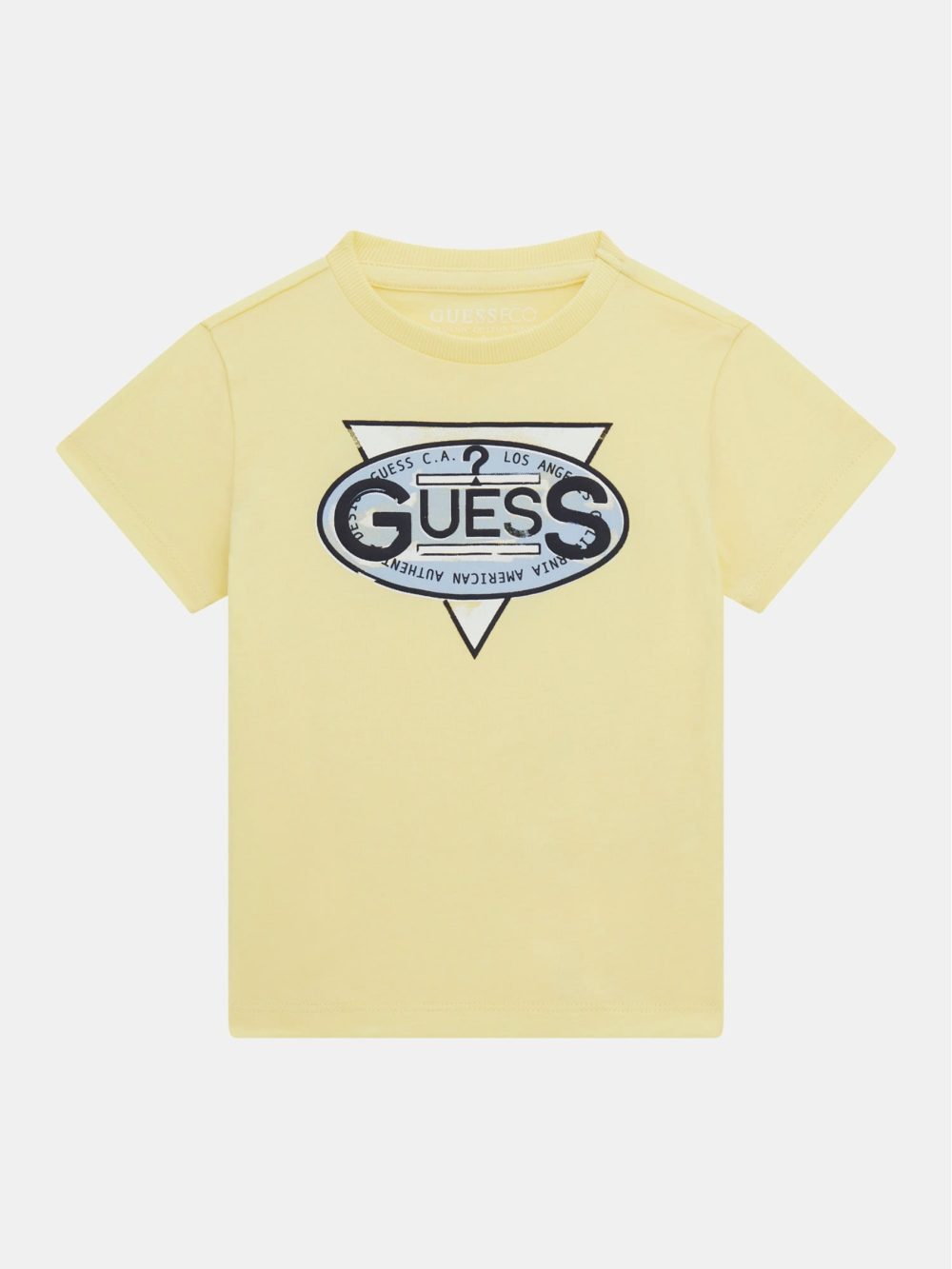 Guess Boys 2B T-Shirt In Yellow