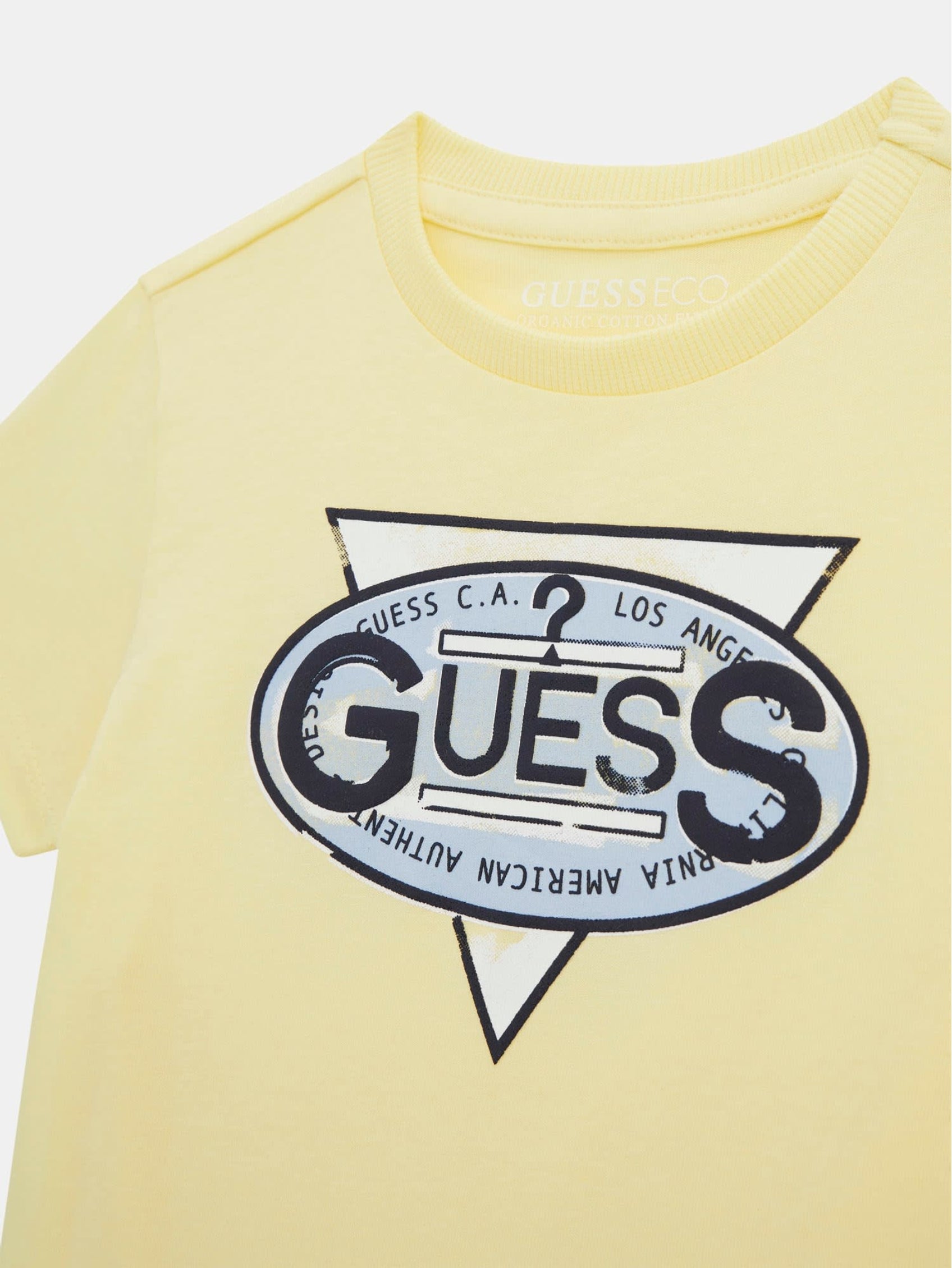 Guess Boys 2B T-Shirt In Yellow