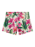 Guess Girls Floral Fleece Active Shorts