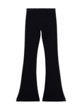 Guess Kids Straight Rib Flare Leggings Black