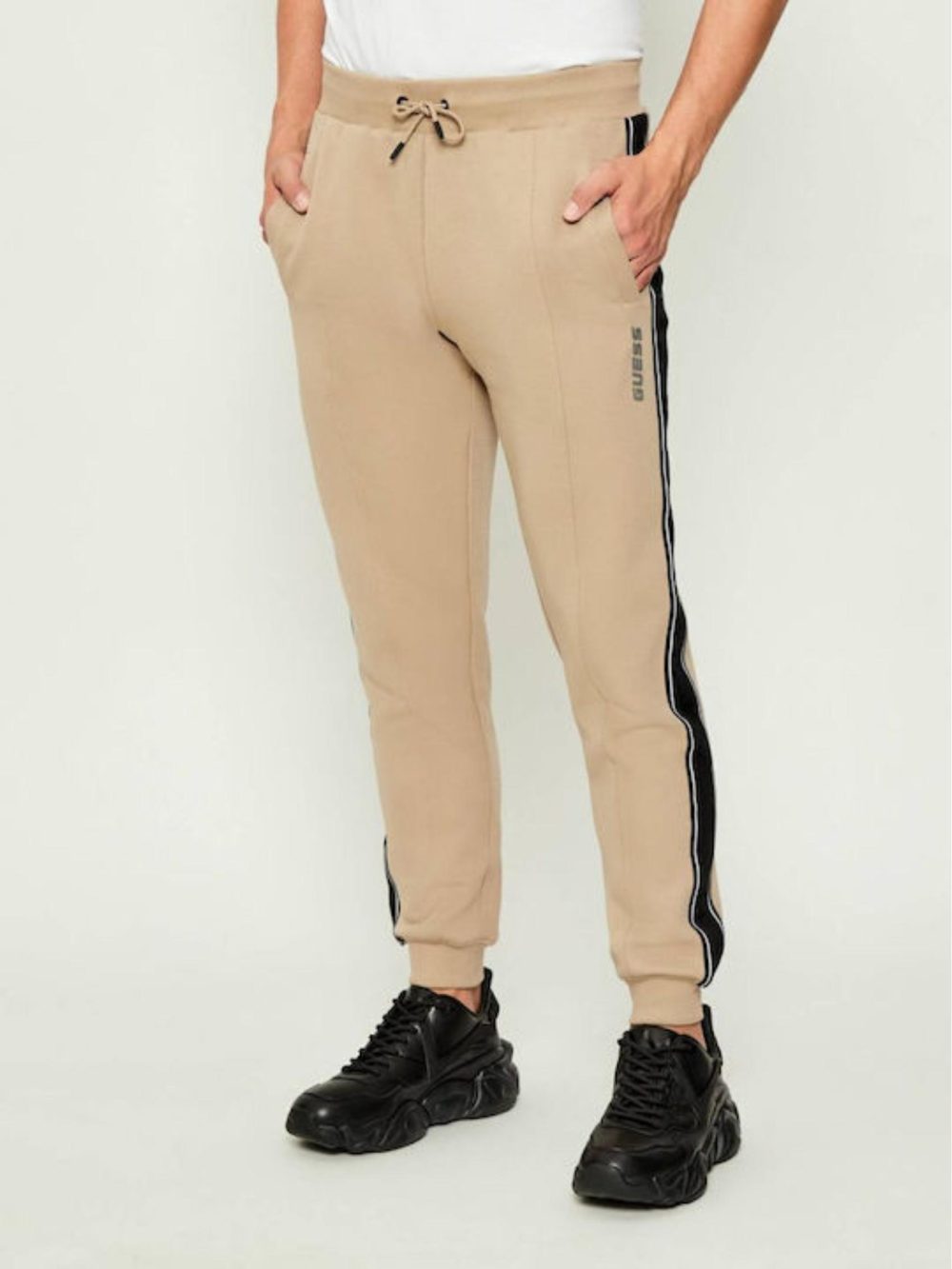 Guess Mens Cuff Pant Khaki