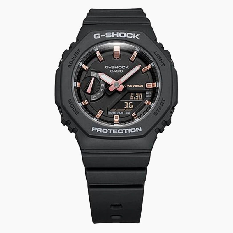 Casio Mens Mini G Shock Carbon Core Watch In Black