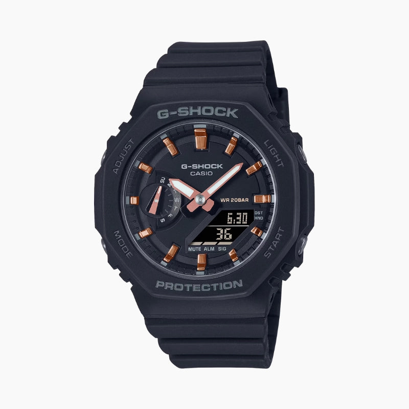 Casio Mens Mini G Shock Carbon Core Watch In Black