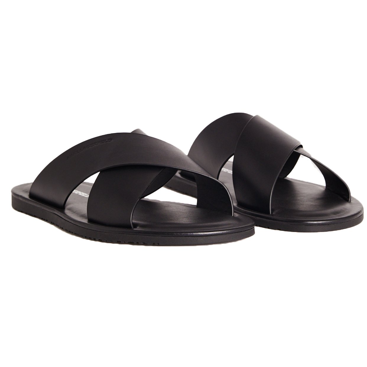 Karl Lagerfeld Kastor Iii Kross Strap Sandal Black