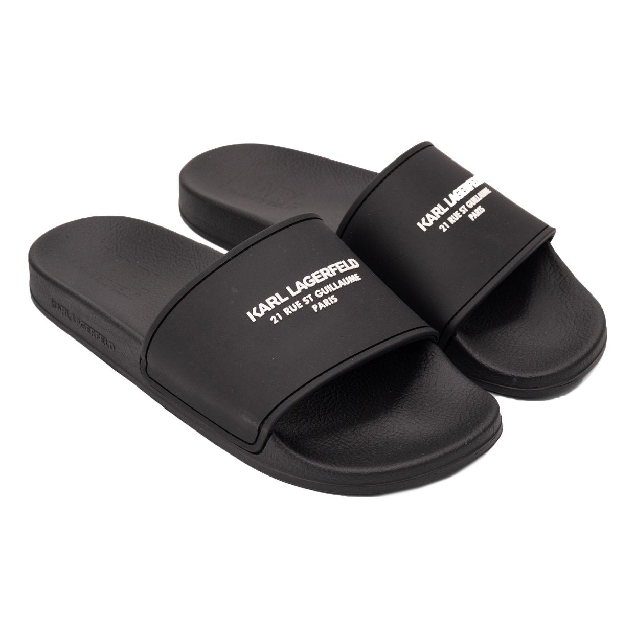 Karl Lagerfeld Kl70008A Kondo Rsg Logo Slide Black