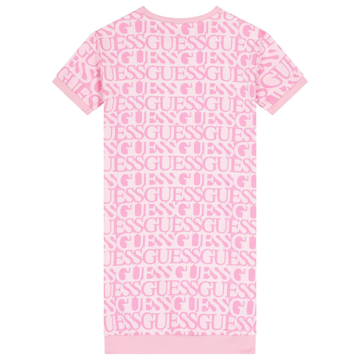 Guess Girls Active Dress In Light Pink