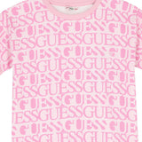 Guess Girls Active Dress In Light Pink