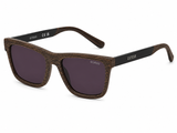 Guess Wood Frame Sunglasses In Brown
