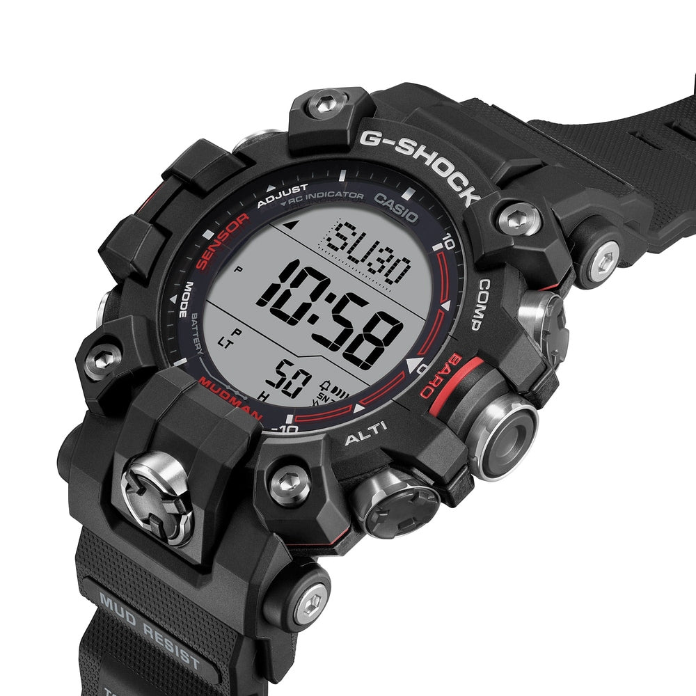 G-Shock Mens Mudman 3 Sensor Watch In Black