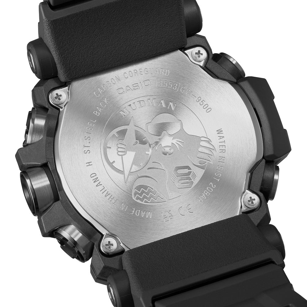 G-Shock Mens Mudman 3 Sensor Watch In Black