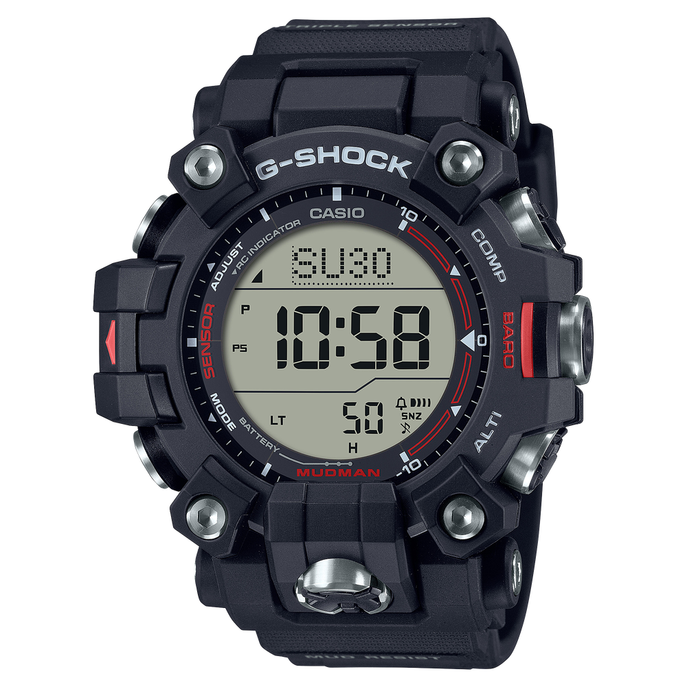 G-Shock Mens Mudman 3 Sensor Watch In Black