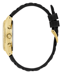 Guess Womens Multi Function Watch In Black & Gold