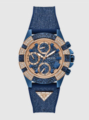 Guess Iconic Ladies Blue Watch