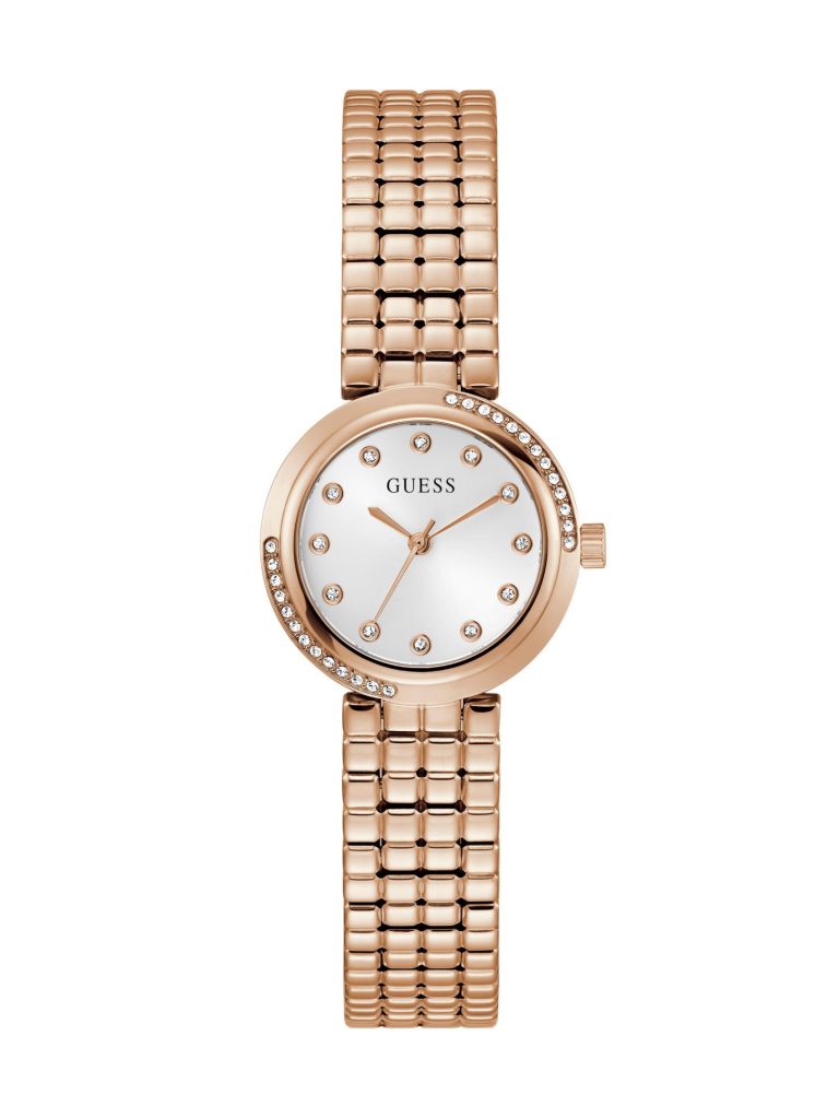 Guess Womens Clara Watch In Rose Gold
